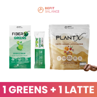 ราคา BeFitBalance Set meal replacement FIBER X 1กล่อง Plant X โปรตีนพืช 1 ถุง (21513974501)