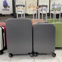 ราคา พร้อมส่งในไทย กระเป๋าเดินทางล้อลากสีพาสเทล ขนาด22 26นิ้ว (16187081165)