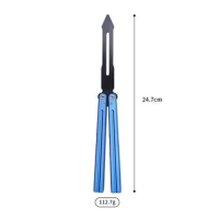 ราคา Balisong มีดบาลิซอง มีดผีเสื้ิอ มีดควง มีดซ้อม มีดแรงโน้มถ่วง ไม่มีคม สำหรับซ้อมควง Aluminum V1 (21033671585)