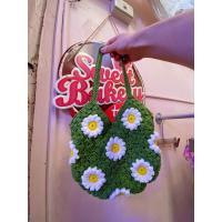 ราคา Flower bag กระเป๋าถักลายดอกไม้ (21582764437)