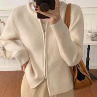 ราคา มาใหม่พร้อมส่ง AP011 เสื้อ perper คาดิแกน ไหมพรม สีขาว สไตล์เกาหลี w woo (20579075424)