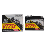 ราคา แบตเตอรี่แห้งรถมอเตอร์ไซค์ ยี่ห้อ 3K สินค้าคุณภาพดี รุ่น YTZ5S BS 12V5Ah แบต5แอมป์ ใส่รถ หลายรุ่น HONDA YAMAHA KAWASAKI (21506018803)