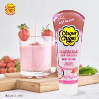 ราคา ส่งด่วน มีเก็บเงินปลายทาง Chupa Chups จูปาจุ๊ปส์ โลชั่นบีบี สตรอเบอร์รี่ 200 มล พร้อมปกป้องผิวจากแสงแดด (21506200201)
