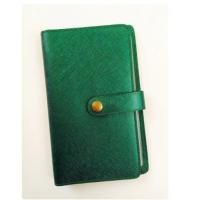 ราคา กระเป๋าใส่สมุดบัญชีฯ 14 ช่อง โทนสีเขียว หนังคละแบบ (12361437908)