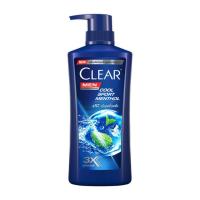 ราคา CLEAR เคลียร์ แชมพูขจัดรังแค แชมพูหัวปั้ม 370 มล Menthol Soft Care Sakura Hairfall Apple Peony Menthol Men (21513146082)