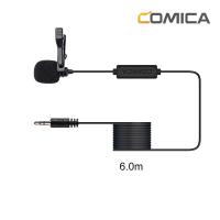 ราคา Flash Sale Comica V01CP 3 5มม TRS Lavalier ไมโครโฟนแบบมีสายสำหรับกล้องและ GoPro (21124197870)