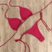 ราคา บิกินี่ เซ็กซี่ Bikini สายผูกคอผูกหลัง มีฟองน้ำ ชุดว่ายน้ำฤดูร้อน 544 (20948622265)
