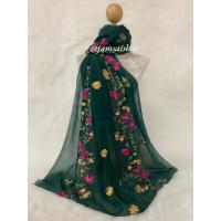 ราคา ผ้าพันคอ ผ้าคลุมไหล่ ผ้าปักดอกไม้ ลายมาใหม่ (21390525303)