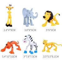 ราคา โมเดลสัตว์ป่า แต่งเค้ก ของเล่น ชุด 6 ตัว (21398689030)