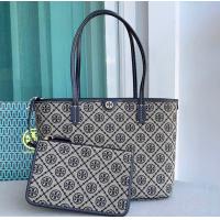 ราคา งานshop Tory Burch 152299 152135 Small T Monogram Zip Tote (21563202034)
