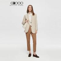 ราคา G2000 เสื้อเบลเซอร์สำหรับผู้หญิง ทรงตรง BOYFRIEND FIT รุ่น 3621281616 BEIGE (20798781751)