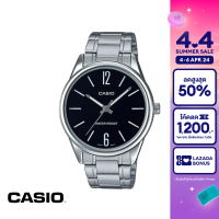 ราคา CASIO นาฬิกาข้อมือ CASIO รุ่น MTP V005D 1BUDF วัสดุสเตนเลสสตีล สีดำ (336529301)