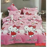ราคา ใหม่ชุดผ้าปูที่นอนลายคิตตี้สีชมพู ผ้าโพลีเอสเตอร์ ใช้ได้ ทั้งผู้หญิงและผู้ชาย มีขนาด 6 ฟุต 5 ฟุต 3 5 ฟุต มีครบเซ็ต 6 ชิ้นพร้อมผ้านวม 6 ฟุตมีเก็บเงินปลายทาง (21443160507)