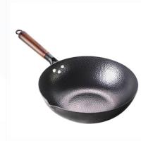 ราคา กะทะเหล็ก กะทะเหล็กญี่ปุ่น กระทะผัดทอดกระจายความร้อนได้ดี 32cm (20615904786)