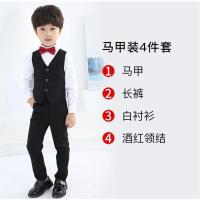 ราคา ชุดสูทเด็กชุดการแสดงสำหรับนักเรียนประถมเด็กชายวัย5 12ขวบชุดออกงานเด็กลายดอกไม้สไตล์เกาหลีชุดสูทสำหรับการแสดงเด็กชาย (11177390014)