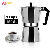 ราคา หม้อกาแฟ หม้อต้มกาแฟสด เครื่องชงกาแฟเอสเพรสโซ่ มอคค่า กาต้มกาแฟสด เครื่องชงกาแฟสด เครื่องทำกาแฟ แบบปิคนิคพกพา Moka coffee pot Simplekey (7610578755)