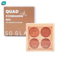 ราคา So Glam โซ แกลม ควอท อายแชโดว์ คิท 8ก 103 เชสนัท อิน ออทัมน์ (17641338823)