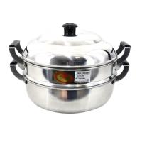 ราคา ซึ้งตราร่ม ซึ้งนึ่งอลูมิเนียม หม้อนึ่งอาหาร หม้อซึ้งนึ่ง 28cm ชั้นเดียว หม้อนึ่ง หม้ออุ่น หม้อต้ม หม้อแกง เครื่องครัวอลูมิเนียม (13129398341)