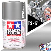 ราคา TAMIYA 85017 TS 17 GLOSS ALUMINIUM COLOR SPRAY PAINT CAN 100ML FOR PLASTIC MODEL TOY สีสเปรย์ทามิย่า พ่นโมเดล โมเดล VCA GUNDAM (7715737284)