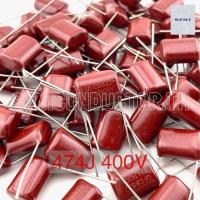ราคา C 474J 400V 0 47uf 400V CBB22 Capacitor Mylar ตัวเก็บประจุ ชนิดไมลาร์ ความกว้างขา 15มม (21426000470)