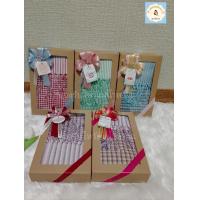 ราคา ผ้าพันคอทอมือทอจากผ้าฝ้ายแท้100 กล่อง โบว์ ป้าย (20960083898)