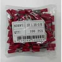 ราคา SV lnsulated Spade Terminals หางปลาแฉกหุ้ม อย่างดี สีแดง SV1 25 3 SV1 25 4 SV1 25 5 SV1 25 6 (1669252215)