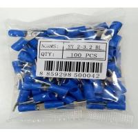 ราคา SV lnsulated Spade Terminals หางปลาแฉกหุ้ม อย่างดี สีน้ำเงิน SV2 3 SV2 4 SV2 5 SV2 6 SV2 8 (1669398298)