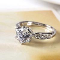 ราคา แหวนเงิน S925เพชร Moissanite จำลอง1กะรัตแหวนคู่สำหรับคู่รักชายและหญิงแหวนสีล้วนสำหรับขอแต่งงาน (21042084919)
