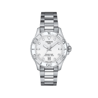 ราคา Tissot Seastar 1000 36mm ทิสโซต์ ซีสตาร์ 1000 36มม T1202101101100 สีขาว แถมสายซิลิโคนสีขาว นาฬิกาผู้หญิงและผู้ชาย (12363009732)