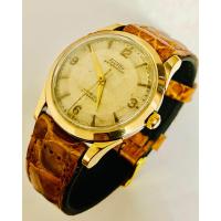 ราคา นาฬิกา FULTON WATERPROOF 17 JEWELS 14K Gold Cap Beze SWISS MADE 1950 s นาฬิกามือสอ ไขลาน (21413740195)