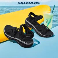 ราคา Skechers สเก็ตเชอร์ส รองเท้าแตะ ผู้หญิง Modern Comfort Easy Going Sandals 163428 BLK (21575736842)