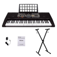 ราคา คีย์บอร์ดไฟฟ้า 61 คีย์ คีย์บอร์ดMK MK 809 61 คีย์ Keyboard ฟรี แท่นวางโน๊ต และ Adapter (18992136935)
