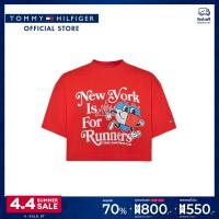 ราคา Tommy Hilfiger เสื้อครอปผู้หญิง รุ่น DW0DW14923 XNL สีแดง (18147457811)