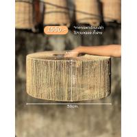 ราคา โคมไฟเชือก โคมไฟสานหญ้าทะเล สำหรับแขวนเพดาน มีโครงเหล็กมีแป้นสำหรับใส่ขั้วหลอด เฉพาะโคมเปล่าไม่รวมหลอด ขั้วสาย (21324362388)