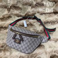 ราคา Hot กระเป๋าคาดเอว คาดอก ชาย หญิง กระเป๋า กุชชี่ กระเป๋าสวยเท่ ซิปคู่ ราคาถูกๆ ขนาด 8 นิ้ว (19299574788)