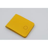 ราคา กระเป๋าสตางค์แม่เหล็ก magnet wallet หนังวัวฟอกฝาด ตอกชื่อ ฟรี Handmade (13501548261)