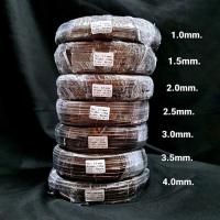 ราคา ลวดดัดบอนไซ ลวดดัดต้นไม้ ลวดดัดสีน้ำตาลเข้มเงา 1 KG (11565183204)