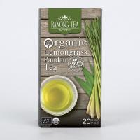 ราคา 1 แถม 1 เรนองที ออร์แกนิก ชาตะไคร้ใบเตย 20 ซอง 20 ก Ranong Tea Organic Lemongrass Pandan Tea 20pcs 20 g (21454295382)