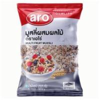 ราคา เอโร่ ซีเรียล มูสลี ผสม ผลไม้ 1000 กรัม Aro Cereal Muesli Fruity 1000 g (21420426767)