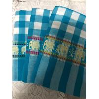 ราคา ผ้าขาวม้าทอมือ ตาสก๊อต ปักลายช้าง (21348814180)