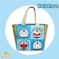 ราคา Doraemon กระเป๋าถือ ลายการ์ตูน กระเป๋าทรงช้อปปิ้ง ผ้ากระสอบลายโดเรมอน โดเรม่อน ขนาด 8 X 4 นิ้ว สินค้าลิขสิทธิ์แท้ จากโรงงานผู้ผลิต (12533045608)