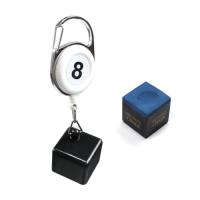 ราคา Scott Edward Snooker Chalk Holder Pen Table Chalk Magnetic Pool Cue Chalk Holder Stainless Steel Billiard Chalk Holders for Cue Sports Accessories Billiard Accessories (21282182934)