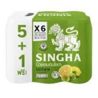 ราคา สิงห์ เครื่องดื่มรสบ๊วยเลมอนโซดา 330 มล แพ็ค 6 (21511508862)