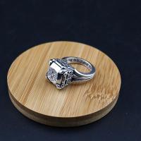 ราคา Chrome Heart 1 1 Correct version S925 Sterling Silver ใหม่กล่องสี่เหลี่ยมสามมิติแหวนดอกไม้ไขว้แหวนเงินไทย (20949070105)