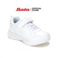 ราคา Bata บาจา Bubble Gummer รองเท้านักเรียน รองเท้าผ้าใบนักเรียน สำหรับเด็กผู้หญิง สีขาว รหัส 3411150 (18583118658)
