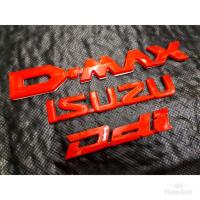 ราคา โลโก้ isuzu dmax ddi ชุด 3 ชิ้น สีแดง (4614572225)