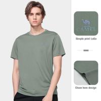ราคา Camel Outdoor Quick Drying เสื้อยืดคอกลม Breathable สั้นกีฬาแบบสบายๆ Top (8986234910)