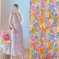 ราคา Maxi dress เดรสอัดพลีทสายเดี่ยวพิมพ์ลายดิจิตอล (19364739189)