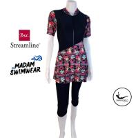 ราคา Size S L ชุดว่ายน้ำ ชุดกระโปรง ด้านในเป็นกางเกง แขนสั้น ขายาว BSC Streamline (18763810487)