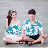 ราคา เสื้อคู่ คู่รักสายฮาวาย (19231887144)